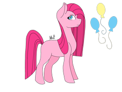 Size: 2048x1536 | Tagged: safe, artist:alilunaa, derpibooru import, pinkie pie, earth pony, pony, blank flank, female, mare, pinkamena diane pie, project:chrysalis amiss, simple background, solo, transparent background