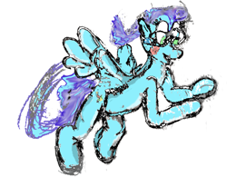 Size: 3049x2381 | Tagged: safe, artist:homeshine, oc, oc:homeshine, pegasus, pony, female, glasses, pegasus oc, simple background, solo, traditional art, wings