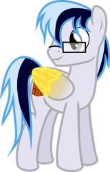 Size: 1957x3065 | Tagged: safe, artist:nero-narmeril, oc, oc:stardust mach, pony, glasses, male, simple background, solo, stallion, transparent background, two toned wings, wings