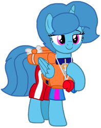 Size: 803x1018 | Tagged: safe, artist:徐詩珮, spring rain, alicorn, pony, series:sprglitemplight diary, series:sprglitemplight life jacket days, series:springshadowdrops diary, series:springshadowdrops life jacket days, alicornified, alternate universe, base used, clothes, cute, lifeguard, lifeguard spring rain, paw patrol, race swap, simple background, springcorn, transparent background, zuma (paw patrol)