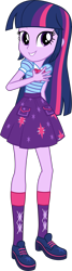 Size: 2777x10303 | Tagged: safe, artist:firesidearmy46231, derpibooru import, edit, twilight sparkle, twilight sparkle (alicorn), alicorn, equestria girls, clothes swap, female, looking at you, simple background, solo, transparent background, vector, vector edit