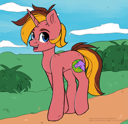 Size: 1237x1200 | Tagged: safe, artist:хлебушек, derpibooru import, oc, oc:drew dru, unicorn