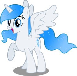 Size: 2474x2423 | Tagged: safe, artist:decprincess, derpibooru import, oc, oc only, oc:white flare, alicorn, pony, horn, simple background, solo, transparent background, wings