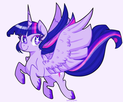 Size: 1280x1060 | Tagged: safe, artist:eateroflife, derpibooru import, twilight sparkle, twilight sparkle (alicorn), alicorn, pony, cute, female, mare, simple background, solo, spread wings, starry eyes, twiabetes, unshorn fetlocks, white background, wingding eyes, wings