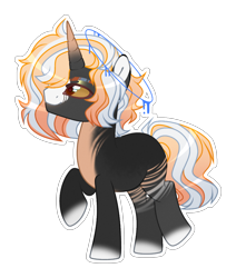 Size: 940x1108 | Tagged: safe, artist:sweet-psycho-uwu, oc, pony, unicorn, male, simple background, solo, stallion, transparent background