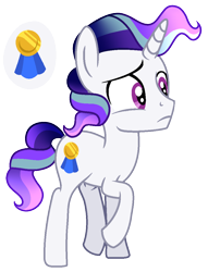 Size: 844x1103 | Tagged: safe, artist:eonionic, oc, oc:valiance, pony, magical lesbian spawn, male, offspring, parent:princess celestia, parent:rarity, parents:rarilestia, simple background, solo, teenager, transparent background