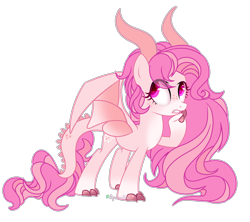 Size: 4780x4240 | Tagged: safe, artist:2pandita, oc, dracony, dragon, hybrid, pony, absurd resolution, female, simple background, solo, transparent background