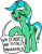 Size: 816x1040 | Tagged: safe, artist:coinpo, artist:ziggurat vertigo, derpibooru import, lyra heartstrings, pony, unicorn, bronybait, dialogue, eyes closed, fact, female, manepxls, mare, one hoof raised, open mouth, pixel art, pxls.space, raised hoof, simple background, smiling, smug, solo, speech bubble, standing, talking, talking to viewer, transparent background