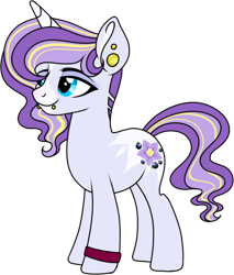 Size: 688x808 | Tagged: safe, artist:sweethearttarot, derpibooru import, oc, oc only, pony, unicorn, simple background, solo, transparent background