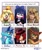 Size: 3000x3582 | Tagged: safe, artist:chedd4rt, derpibooru import, princess ember, dog, dragon, human, anarchy stocking, animal crossing, bust, castlevania, catra, clothes, crossover, dragoness, female, fist bump, hat, isabelle, male, one eye closed, open mouth, panty and stocking with garterbelt, phantom r, rhythm thief, rythm thief and the emperor's treasure, she-ra and the princesses of power, simon belmont, six fanarts, smiling, wink