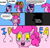 Size: 849x815 | Tagged: safe, alternate version, artist:logan jones, derpibooru exclusive, derpibooru import, pinkie pie, twilight sparkle, twilight sparkle (alicorn), alicorn, earth pony, pony, comic:yakity-sax logan jones' version, yakity-sax, alternate scenario, balloon, comic, confetti, cute, idea, lightbulb, pinkie being pinkie, sweat, wingding eyes, worried, yovidaphone