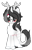 Size: 1962x3057 | Tagged: safe, artist:skulifuck, derpibooru import, oc, oc only, oc:mayhem, hybrid, antlers, hoof fluff, leonine tail, reindeer antlers, simple background, smiling, solo, transparent background