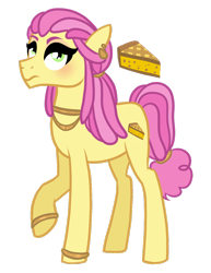 Size: 1218x1574 | Tagged: safe, artist:bubaiuv, derpibooru import, li'l cheese, pony, the last problem, older, simple background, solo, transparent background