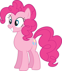 Size: 4298x4923 | Tagged: safe, artist:spencethenewbie, derpibooru import, pinkie pie, earth pony, pony, too many pinkie pies, absurd resolution, simple background, solo, transparent background, vector