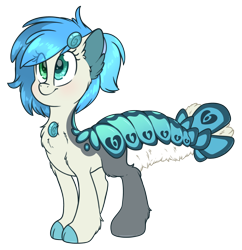 Size: 3000x3100 | Tagged: safe, artist:fluffyxai, derpibooru import, oc, oc only, original species, suisei pony, female, mare, simple background, smiling, solo, transparent background