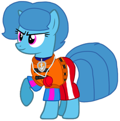 Size: 1050x1058 | Tagged: safe, artist:徐詩珮, derpibooru import, spring rain, pony, unicorn, series:sprglitemplight diary, series:sprglitemplight life jacket days, series:springshadowdrops diary, series:springshadowdrops life jacket days, alternate universe, base used, clothes, cute, lifeguard, lifeguard spring rain, lifejacket, paw patrol, simple background, transparent background, zuma (paw patrol)