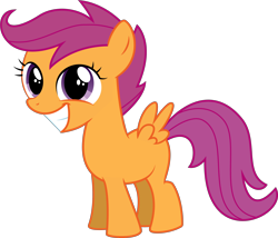 Size: 3694x3160 | Tagged: safe, artist:spencethenewbie, derpibooru import, scootaloo, pony, one bad apple, .ai available, high res, simple background, solo, transparent background, vector