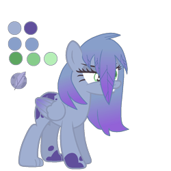 Size: 1000x1000 | Tagged: artist needed, safe, derpibooru import, oc, oc only, oc:jenny feathers, griffon, hybrid, pegasus, female, pegasus oc, reference sheet, simple background, solo, transparent background, wings