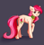 Size: 1801x1845 | Tagged: safe, artist:purry_much, derpibooru import, roseluck, earth pony, pony, collar, cute, dock, fluffy, pet tag, pony pet, rosepet, simple background, solo