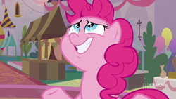 Size: 1280x720 | Tagged: safe, derpibooru import, screencap, pinkie pie, earth pony, pony, memories and more, spoiler:memories and more, spoiler:mlp friendship is forever