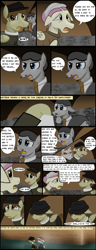 Size: 3440x8980 | Tagged: safe, artist:mr100dragon100, derpibooru import, oc, oc:matthew's mom, earth pony, pegasus, pony, comic:new beginnings and new friends, boss, comic, dark forest au's matthew, griffin (character), male, stallion, workhouse