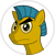 Size: 779x779 | Tagged: safe, artist:chance35, derpibooru exclusive, derpibooru import, pony, angry, bust, eyebrows, gift art, portrait, simple background, solo, transparent background, vector