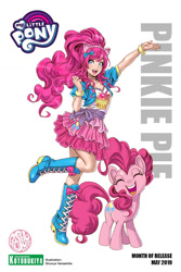 Size: 788x1182 | Tagged: safe, artist:shunya yamashita, derpibooru import, edit, editor:michaelsety, pinkie pie, earth pony, human, pony, anime, human coloration, human ponidox, humanized, kotobukiya, kotobukiya pinkie pie, self ponidox