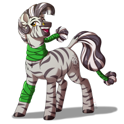 Size: 3300x3300 | Tagged: safe, artist:jack-pie, derpibooru import, oc, oc:zakyla, zebra, happy, male, nose piercing, open mouth, piercing, simple background, solo, stallion, stripes, transparent background, zebra oc