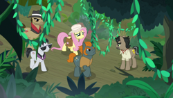 Size: 1920x1080 | Tagged: safe, derpibooru import, screencap, biff, doctor caballeron, fluttershy, rogue (character), withers, pegasus, pony, daring doubt, henchmen