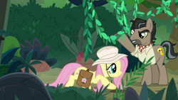 Size: 1920x1080 | Tagged: safe, derpibooru import, screencap, doctor caballeron, fluttershy, pegasus, pony, daring doubt