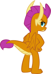 Size: 4184x6047 | Tagged: safe, artist:memnoch, derpibooru import, smolder, dragon, dragoness, female, simple background, solo, transparent background, vector