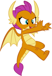 Size: 4336x6329 | Tagged: safe, artist:memnoch, derpibooru import, smolder, badass, cute, female, simple background, smolderbetes, solo, transparent background, vector