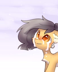 Size: 1444x1782 | Tagged: safe, artist:reonletaviio, derpibooru import, oc, oc only, oc:reon letaviio, earth pony, pony, crying, cute