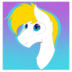 Size: 2000x2000 | Tagged: safe, artist:pone-velvet, artist:velvet rose, derpibooru import, oc, fluffy, male, simple background, solo, unnamed oc