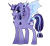 Size: 2700x2500 | Tagged: safe, artist:gigason, derpibooru import, oc, alicorn, pony, female, high res, magical lesbian spawn, mare, offspring, parent:princess luna, parent:twilight sparkle, parents:twiluna, simple background, solo, transparent background