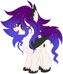 Size: 400x467 | Tagged: safe, artist:azrealrou, derpibooru import, oc, oc only, bat pony, chest fluff, simple background, solo, transparent background