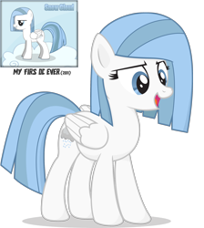 Size: 2000x2229 | Tagged: safe, artist:le-23, derpibooru import, oc, oc only, oc:snow cloud, pegasus, misspelling, pegasus oc, rework, simple background, solo, transparent background, vector, wings