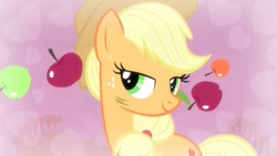 Size: 1024x576 | Tagged: safe, derpibooru import, screencap, applejack, earth pony, pony, simple ways