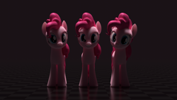 Size: 3840x2160 | Tagged: safe, artist:zgcbrony, derpibooru import, pinkie pie, earth pony, pony, 3d, blender, blender cycles, clone, pinkie clone