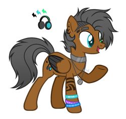 Size: 761x716 | Tagged: safe, artist:mintoria, derpibooru import, oc, oc:kyran, pegasus, pony, male, simple background, solo, stallion, transparent background, two toned wings, wings