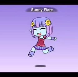 Size: 724x720 | Tagged: safe, derpibooru import, sunny flare, equestria girls, female, gacha life, gacha studio, gachaverse, solo