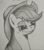 Size: 2340x2677 | Tagged: safe, artist:naen, derpibooru import, applejack, earth pony, pony, female, mare, pencil drawing, sketch, smiling, smug, solo, traditional art