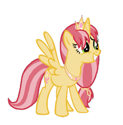 Size: 499x506 | Tagged: safe, artist:1mbean, derpibooru import, oc, oc only, oc:princess royal ribbon, alicorn, alicorn oc, horn, simple background, solo, transparent background, wings