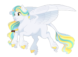 Size: 4100x3000 | Tagged: safe, artist:gigason, derpibooru import, oc, pegasus, pony, female, magical lesbian spawn, mare, offspring, parent:derpy hooves, parent:princess celestia, parents:derpylestia, simple background, solo, tongue out, transparent background