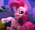 Size: 882x756 | Tagged: safe, derpibooru import, screencap, pinkie pie, earth pony, pony, hello pinkie pie, coffee mug, cropped, dexterous hooves, faic, female, great moments in animation, hoof hold, meme, mug, solo, trollface