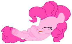 Size: 464x284 | Tagged: safe, artist:logan jones, derpibooru import, edit, editor:logan jones, pinkie pie, earth pony, pony, hello pinkie pie, 3d to 2d, cute, diapinkes, female, laughing, simple background, solo, trace, transparent background