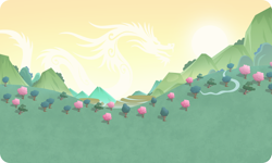 Size: 954x572 | Tagged: safe, derpibooru import, background, gameloft, mountain, no pony, outdoors, resource, river, tree