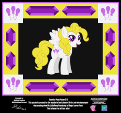 Size: 4254x3962 | Tagged: safe, artist:nathianexiztant, derpibooru import, surprise, pony, absurd resolution, poster, solo