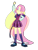 Size: 1772x2327 | Tagged: safe, artist:tsetsera, derpibooru import, fluttershy, equestria girls, alternate universe, clothes, crystal prep academy uniform, crystal prep shadowbolts, eyes closed, female, long hair, raised arm, school uniform, simple background, solo, transparent background