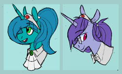 Size: 1280x777 | Tagged: safe, artist:mymineawesome, derpibooru import, oc, oc only, oc:midnight groove, unicorn, avatar, female, glasses, hat, male, nurse hat, nurse outfit